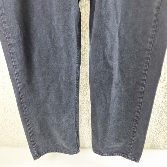 Hugo Boss Alabama Men’s Jeans 38x32 Black Denim 100% Cotton Vtg Made in Italy - Picture 2 of 14
